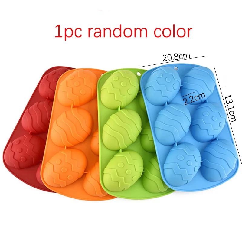 New Easter Rabbit Fondant Silicone Mold Carrot Cake Decorating Tools Chocolate Cookies Baking Mould Egg DIY Clay Epoxy Mold
