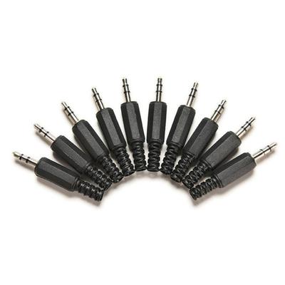 10 Pcs 3.5mm Audio Male Plug Jack Adapter Stereo Connector Headphone Tools