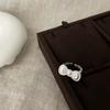 Matte Metal Bow Love Ring Female Niche Unique Personality Fashion Trend Temperament Versatile Ring Ring