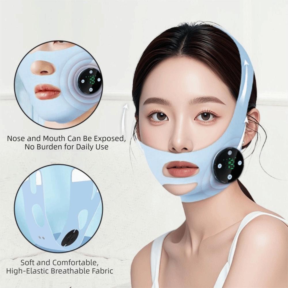 EMS Microcurrent V Face Lifting Bandage Thin Face Facial Contouring Device Anti-Wrinkle