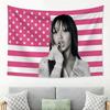 1 pz Stendardo Pinkpantheress Bandiera Americana, Stampa Piatta Decorazione Interna Esterna, Arazzo da Appendere su Parete Personalizzato per Garage e Camera da Letto