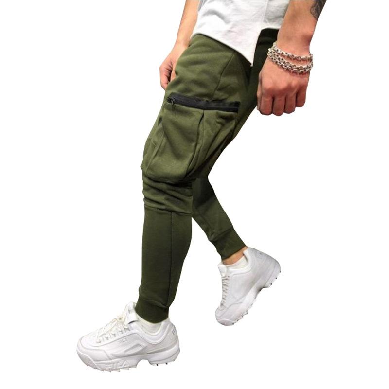 Pantalones casuales de cintura elástica para hombre comprar a buen precio —  entrega gratuita, reseñas reales con fotos — Joom