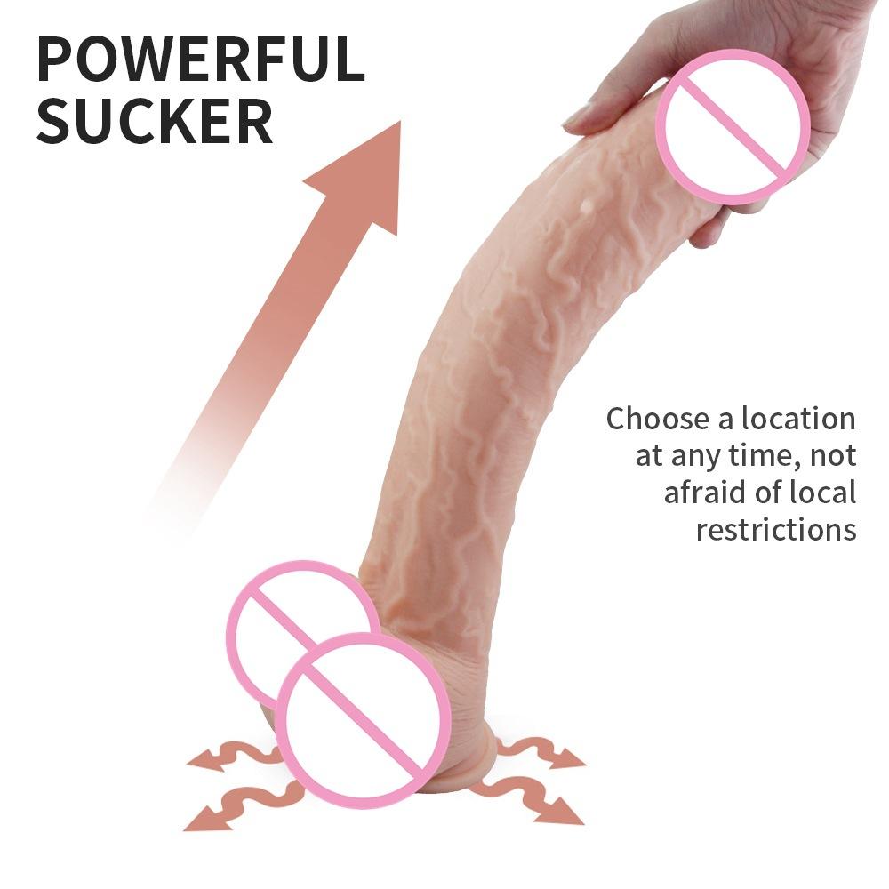 Extra dlouhý velký penis imitace zvířecího penisu Mužská a ženská masturbace a zábavné produkty – vestibulární a anální zátky
