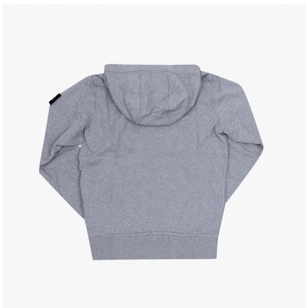 Мужская толстовка Stone Island с капюшоном и молнией, нашивка с логотипом S0m51 V0m64