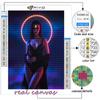 5D DIY Cyberpunk Sexy Art Cross Stitch Rhinestones Diamond Drawing Embroidery Mosaic Home Decor