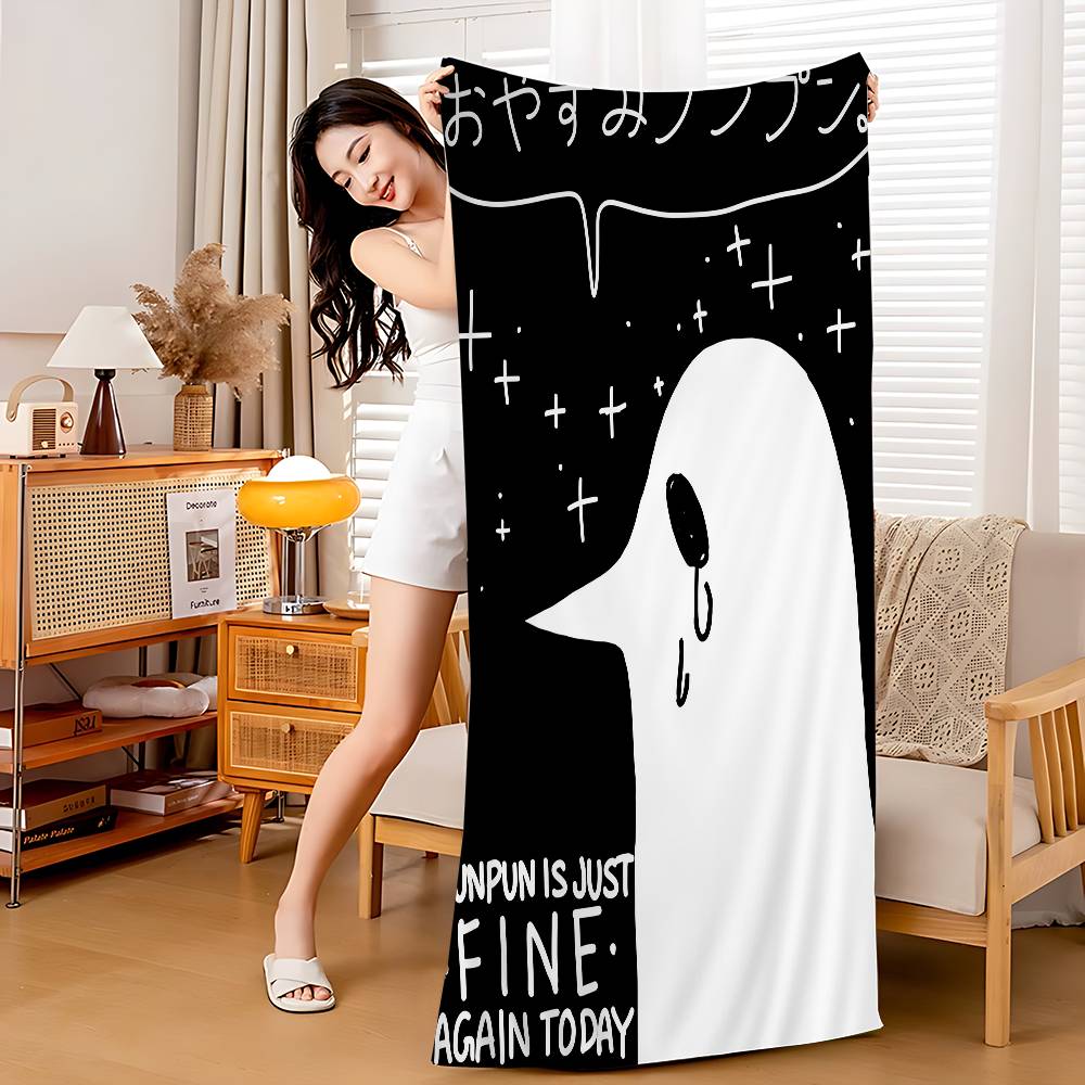 

Goodnight Punpun Cool Anime Anime Beach Swimming Towel Soft Absorbent Washcloth Children s Gifts For Kids Travel Camping Gym W30*H60(CM)