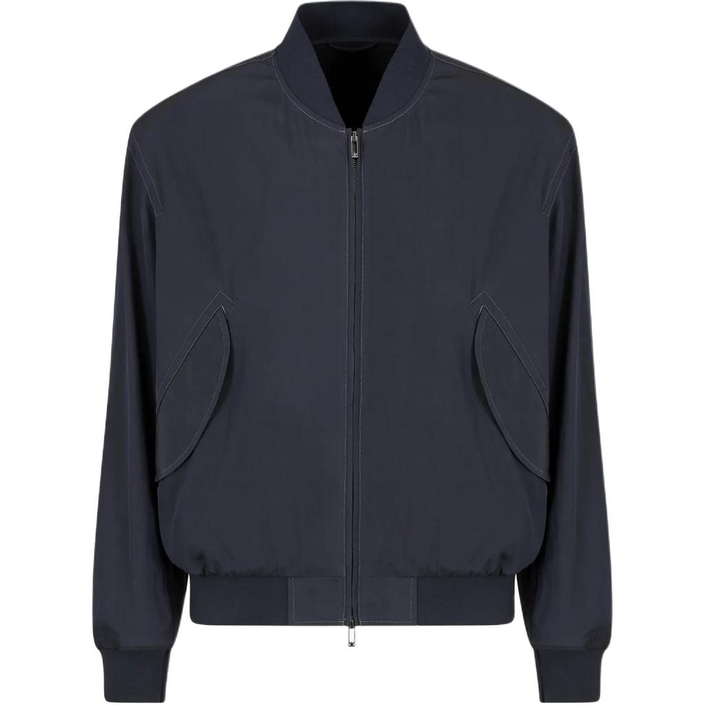 EMPORIO ARMANI Viscose nylon Blouson With Bomber jacket Collar EM001043-AF13710-UB118