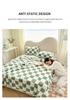 Panda Plaid Plush Flannel Blanket - Thick, Comfortable, and Cozy for Autumn and Winter