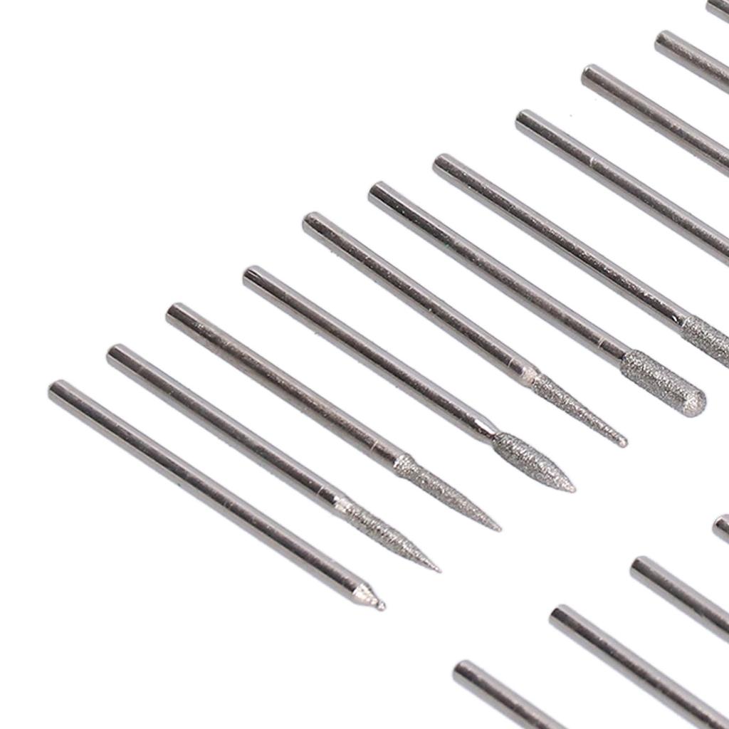 30Pcs Grinding Head Bit Emery Grinder Burr File Tool Set Kit for Polishing Carving