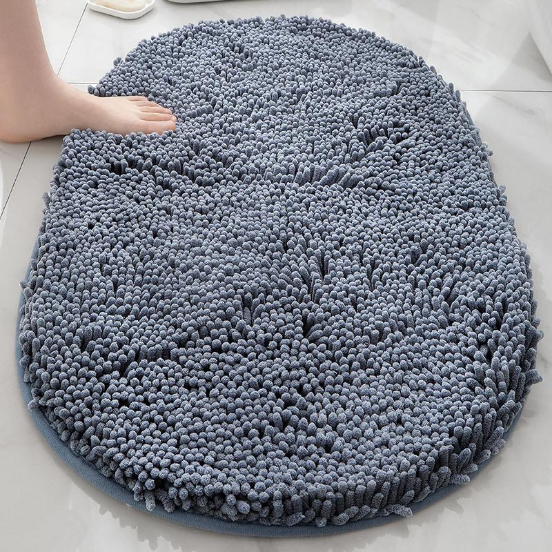 1 PCS Bathroom Rug Mat Non Slip Quick Dry Bath Mats Extra Thick and Super Absorbent Bath Rugs Microfiber Chenille Shower Carpet