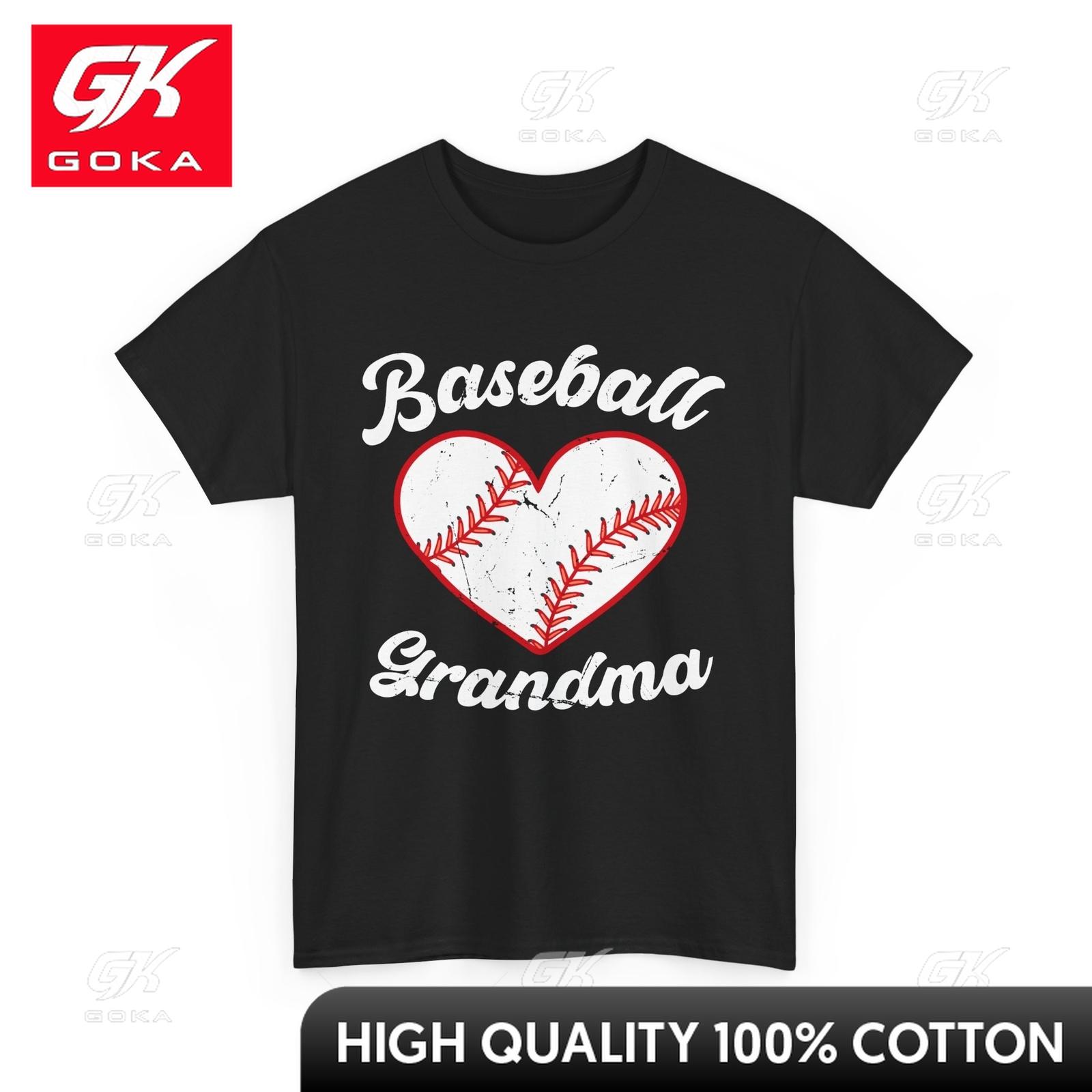 

Baseball Shirt Baseball Grandma Mothers Day Grandmother ShirtUnique Round Collar Graphic Shirt Casual Outfit 4XL