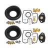 2 Sets Carburetor Carb Repair Rebuild Vacuum Diaphragm Membrane Kit Fit for Suzuki SV650 SV650S 2002 2001 2000 1999