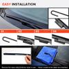 Wiper LHD Front Wiper Blades For Nissan Qashqai J11 2013 -  ( OE Style ) Windshield Windscreen Front Window 26"+17"