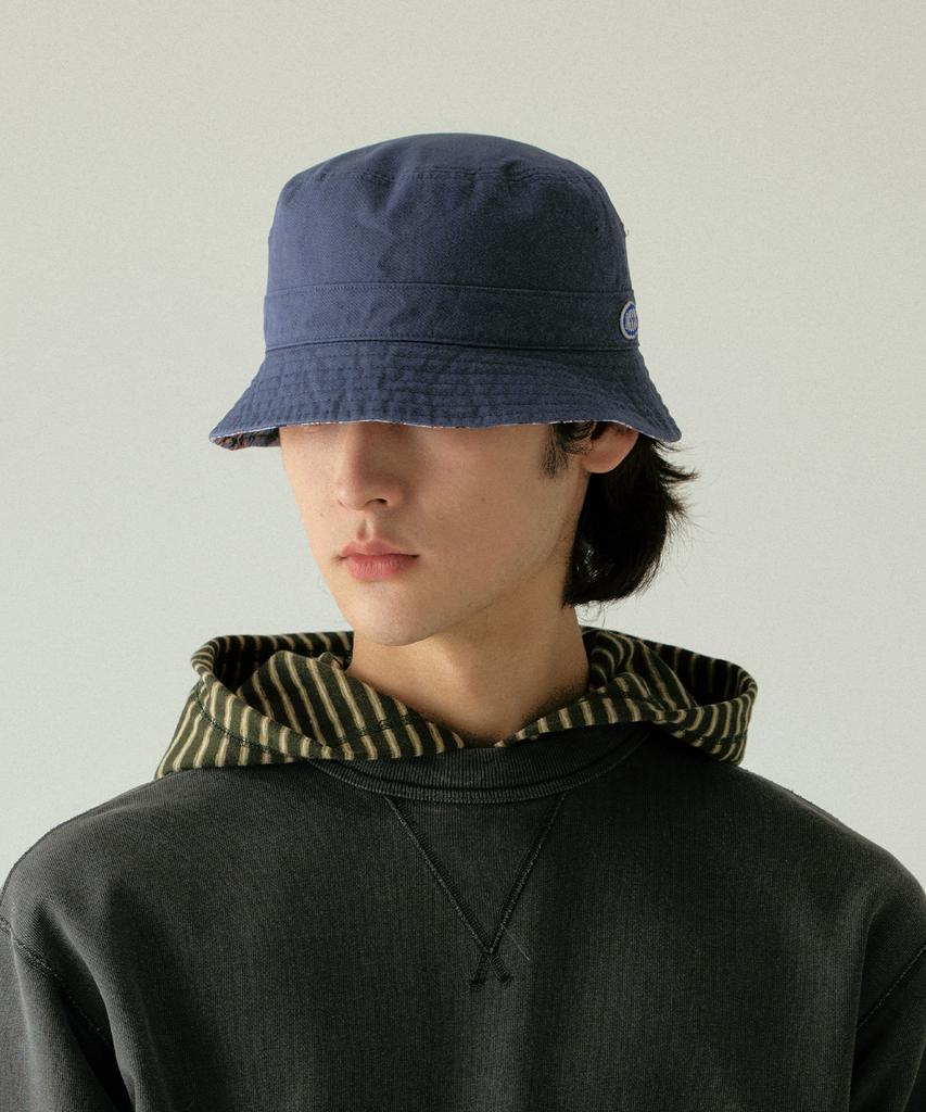 DISCUS ATHLETIC Reversible Cotton Bucket Hat Dusty Navy