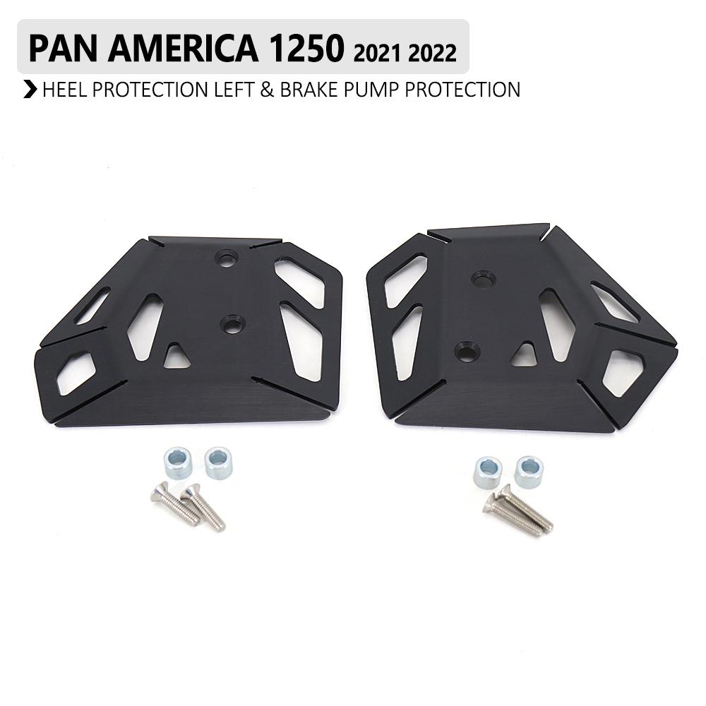 New Left Heel Protective Cover Guard For Pan America 1250 2021 2022 Brake Pump Protection Black Accessories PAN AMERICA PA1250