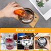 3Pcs Canning Funnel with Strainer Stainless Steel Canning Funnel Wide Mouth Kitchen Funnel Stackable Mason Jar Funnel for Kitche