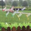 5/10pcs 3D Dragonfly Outdoor Decor Waterproof Vibrant Color Yard Ornament for Flower Arrangement Planter Patio Garden