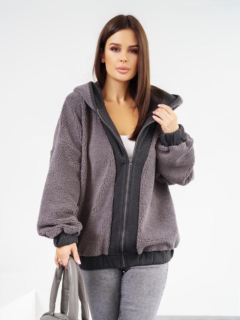 Varm genser med strikket innlegg ISSA Plus