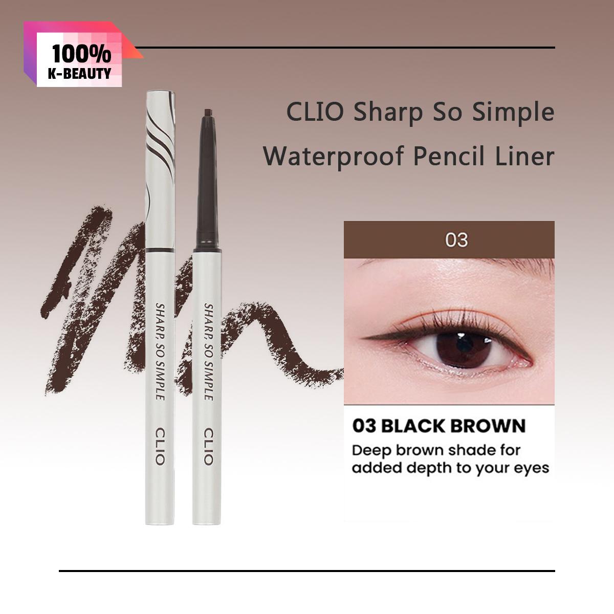 CLIO Sharp So Simple Водостойкий карандаш-подводка 0,14 г/0,005 унции (3 варианта цвета)