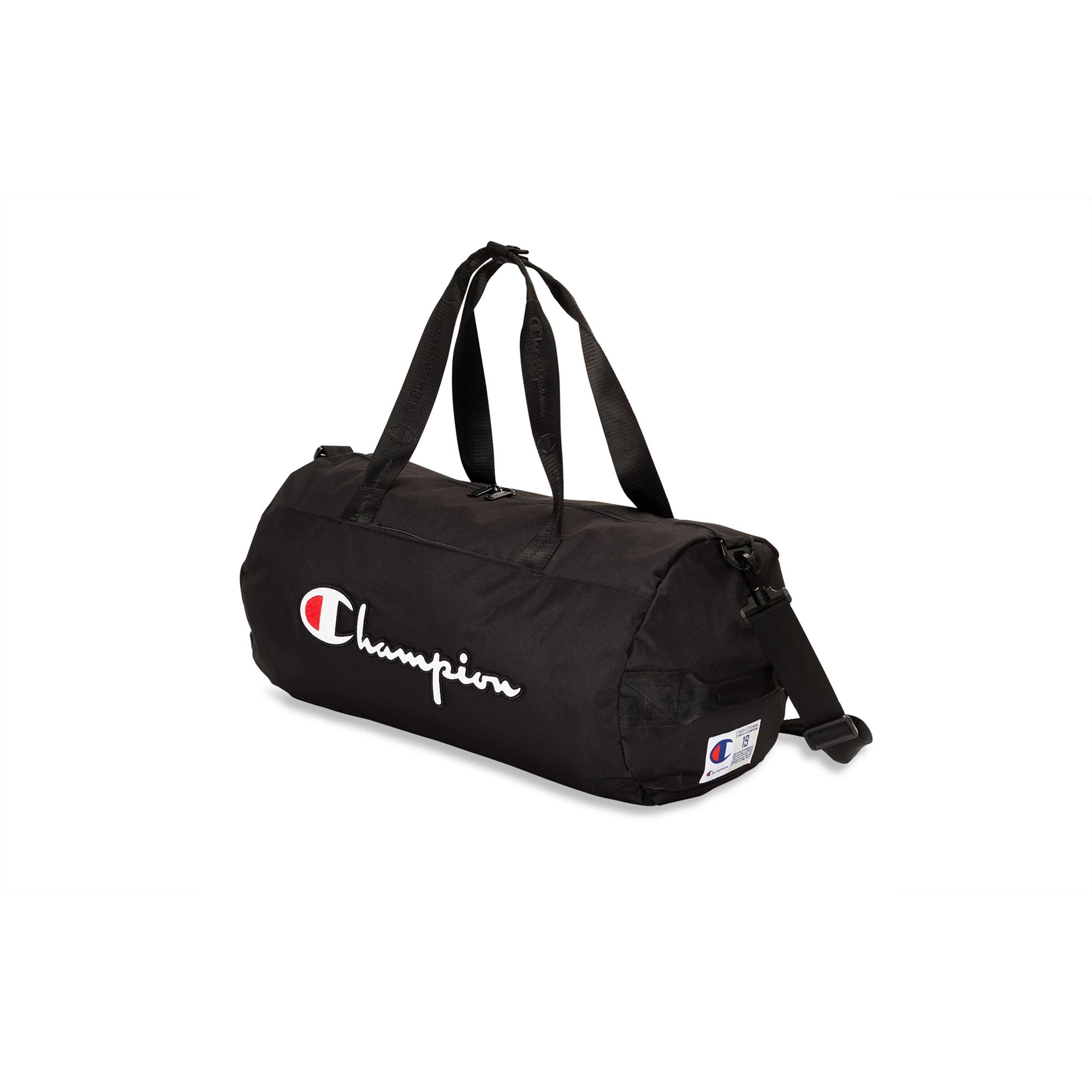 

New Champion Polyester Gym Bag, Travel Bag, Handbag Unisex Black CH1305-001 51.1*26.9*17.0CM