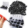 415/100 Pcs Universal Car Bumper Retainer Clips Fender Hole Rivets Fasteners Screw Mix Size Door Trim Panel Fender Parts Tool