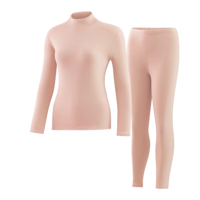 Women's Thickened Semi-High Collar Thermal Underwear Set