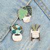 Verrückte Pflanzenliebhaberin Anstecknadeln Grüne Sukkulenten Aloe Topfpflanzen Emaille Abzeichen Kreativ Cartoon Tasche Rucksack Reversnadeln Schmuck Geschenk