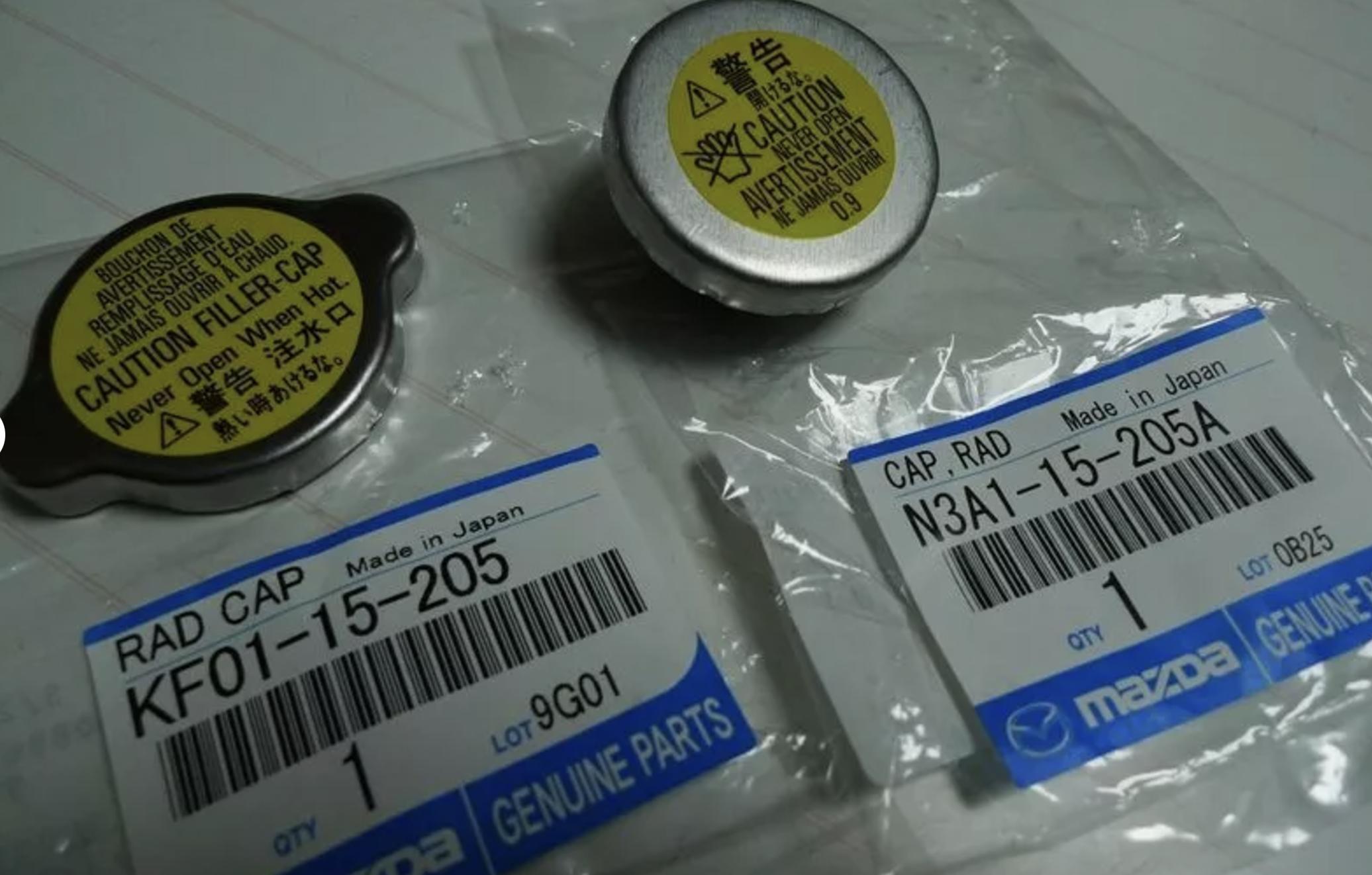 

MAZDA RX-7 FD3S Genuine Pressure & Cooling Coolant Radiator Cap set OEM
