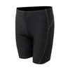 Qianyu Men's Quick-Dry Sharkskin Mid-Thigh Racing Swim Trunks