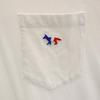 MAISON KITSUNE Logo embroidery Short sleeve T-shirt M Chest pocket Men's Used