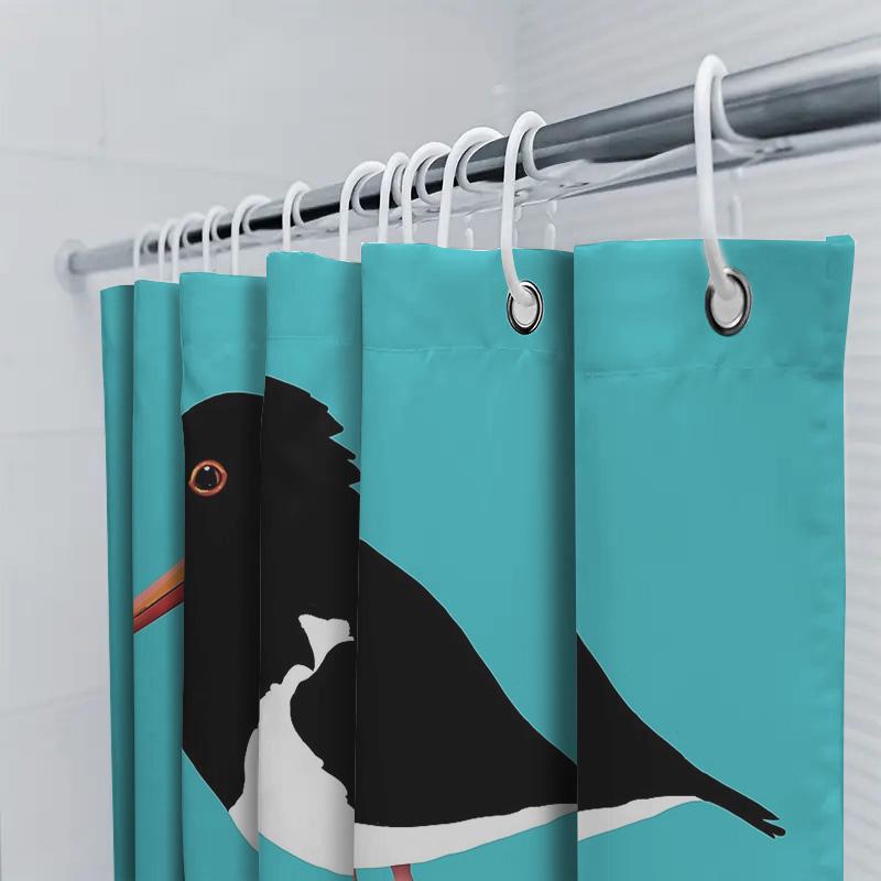 Bathroom Curtain Seabird Pattern Shower Curtain Waterproof Nature Birds Decor Home Textile Artistic Design Modern Style Home Dec