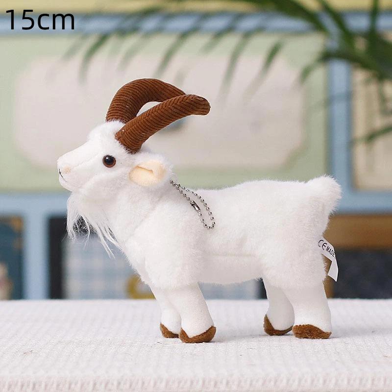 Portachiavi Alpaca Peluche Mini Carino Tessuto Morbido e Soffice Delicato Fiocco per Decorazione Zaino Regali per Bambini Souvenir per Feste