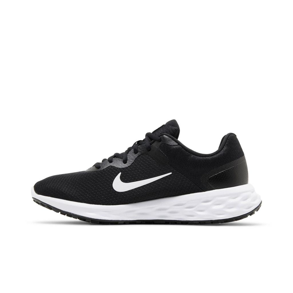 Nike Revolution 6 Extra Wide 'Black White' (Unisex) Black / Iron Grey / White Running Shoes DD8475 003