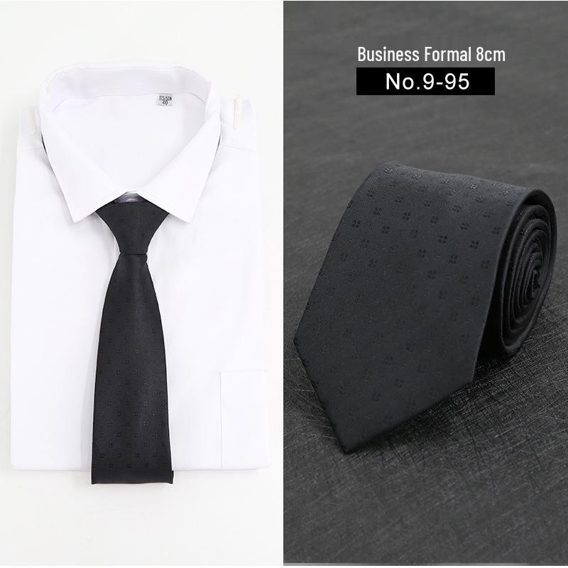 Men's Formal Business Casual Solid or Striped Tie