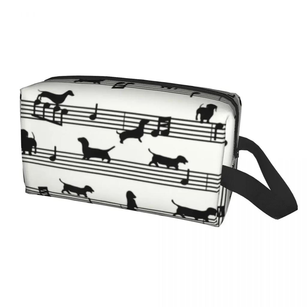 Custom Dachshund Toiletry Bag Women Badger Sausage the Wiener Dog Cosmetic Makeup Organizer Lady Beauty Storage Dopp Kit Case