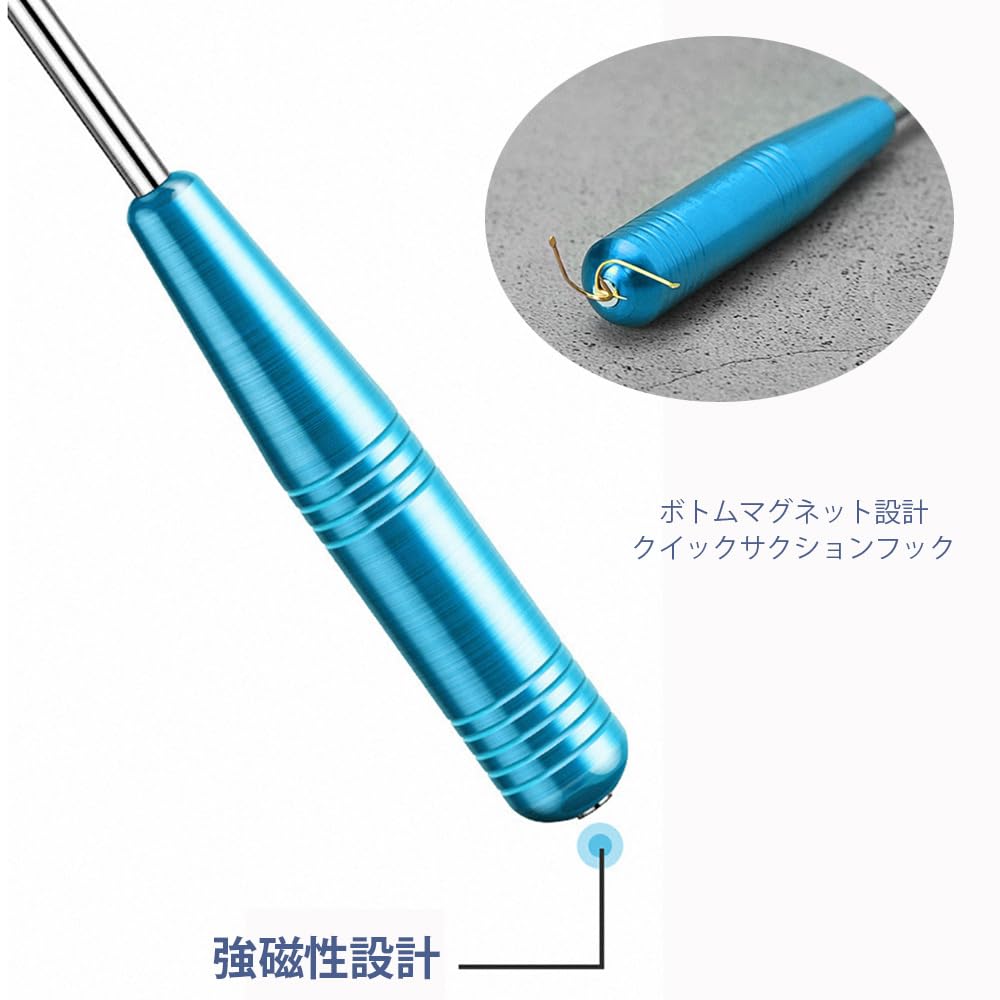 GOODCHI Fish Hook Remover, Quick and Lightweight Fishing Tool, Fishing Supplies (Blue)