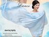 Women's Versatile Long Satin Scarf - Solid Color, Summer Sunscreen Shawl