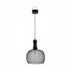 Eglo LED Solar Hanging Lamp with Decorative Openwork Shade and Twilight Sensor