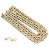 F10 Mountain Road Folding Bike Chain Steel 10 Speed Adjustable Cycle Bicycle AccessoriesGold