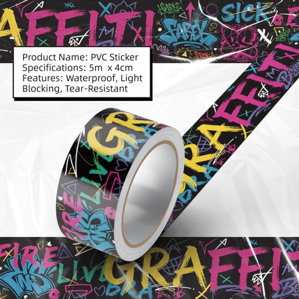 Nastro Decorativo Impermeabile in PVC Adesivo in PVC Resistente ai Graffi Adesivo con Fantasia Carina Nastro Adesivo Artigianato Fai da Te