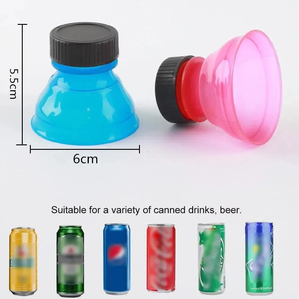 Hot 6pcs/set Reusable Plastic Beer Water Dispenser Lid Protector Caps Cover Bottle Top Soda Saver Can Cap Water Bottle Parts