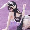 12CM Anime Overlord Albedo Figure Cute Table Pottery Bunny Girl Style Ver Kneeling Model Toy Doll Action Figure