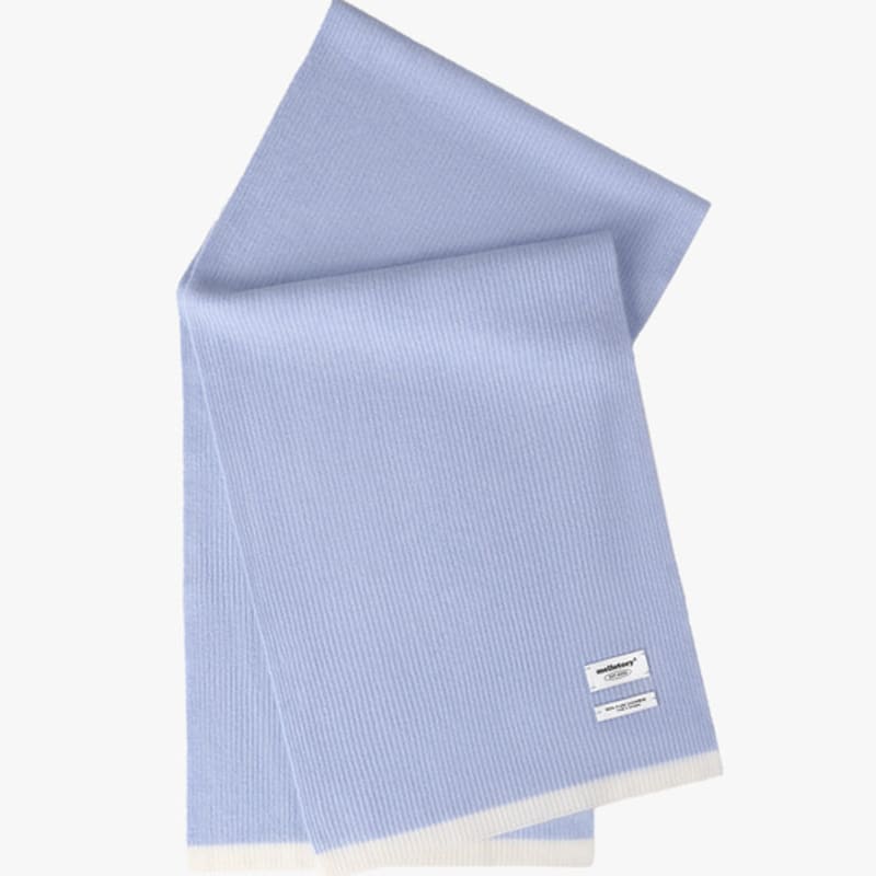 

mellotory кашемир 100 шарф для губ (голубое небо) Sky Blue