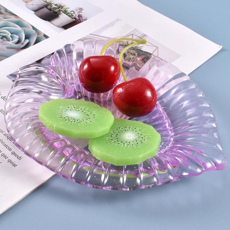 Leaf Ashtray Tray Silicone Molds Ashtray Trinket Container Resin Epoxy Casting Mould DIY Tray Crafts for Storage Plate