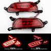 2Pcs LED Rear Reflector Fog Lamp Bumper Light Brake Light Turn Signal Light for Mazda CX-3 CX3 2015-2019