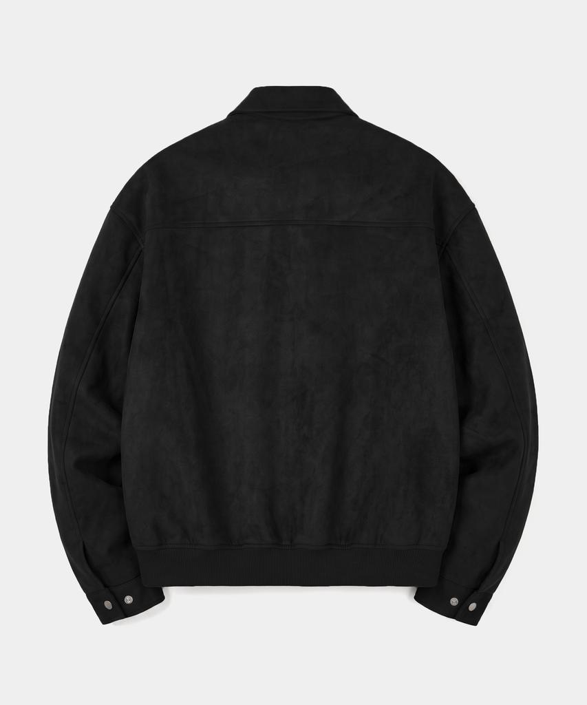 THEY Suede Collar Blouson Jacket_Black