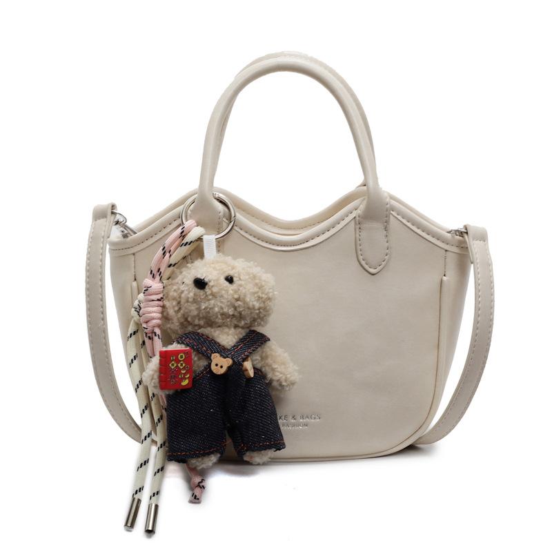 Korean niche design retro portable vegetable basket bag women's 2025 spring and summer hot sale fashion versatile commuter messenger bag