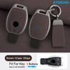 Zinc Alloy With Suede Leather Car Key Case Cover Bag For Mercedes Benz Nec Bga Type C E G S Class W204 W210 W118 W172 W212 W245