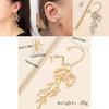 Coral Animal Design Alloy Earrings For Women Trendy Spring 2025