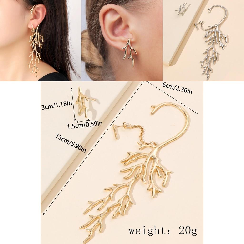 Coral Animal Design Alloy Earrings For Women Trendy Spring 2025